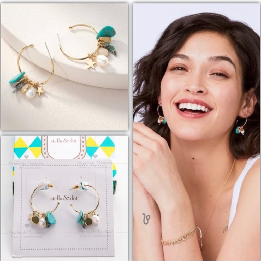 Stella & Dot Beachcomber earring set
